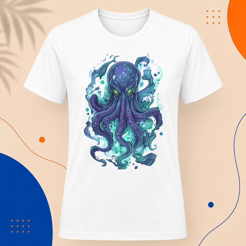 Pánské tričko - Cthulhu – Pohled z propasti